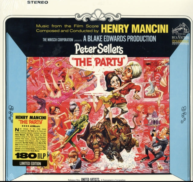 MANCINI, HENRY | PARTY OST (180G/VIRGIN VINYL/LIMITED) | VINYL RECORD (LP)