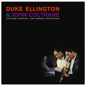 DUKE ELLINGTON & JOHN COLTRANE (CRYSTAL CLEAR VINYL) | VINYL RECORD (LP)