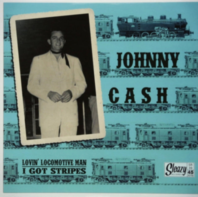 CASH, JOHNNY | LOVIN' LOCOMOTIVE MAN/I GOT STRIPE | 7IN VINYL