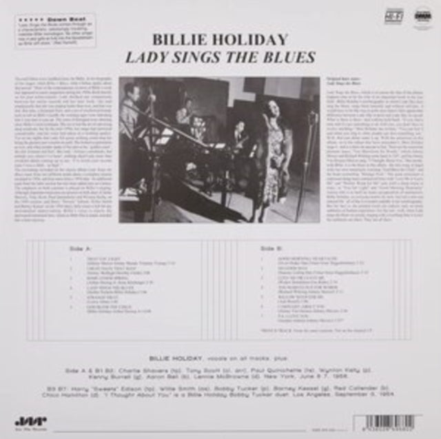 HOLIDAY, BILLIE | LADY SINGS THE BLUES | VINYL RECORD (LP)
