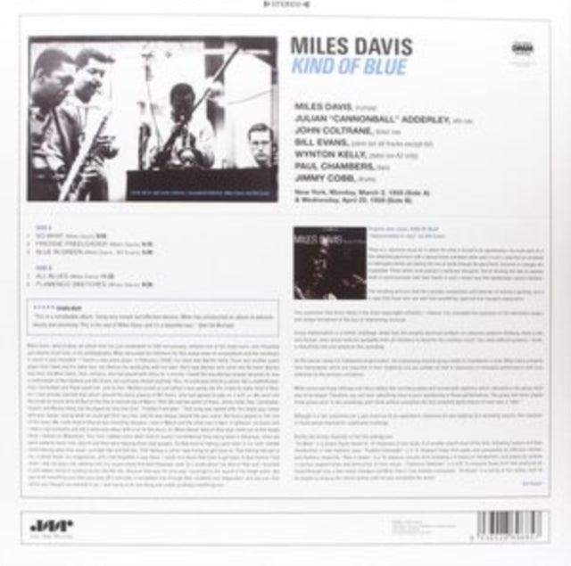 DAVIS, MILES | KIND OF BLUE | VINYL RECORD (LP)