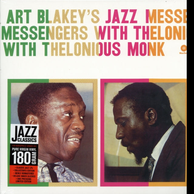 BLAKEY, ART & THE JAZZ MESSENGERS | ART BLAKEYS JAZZ MESSENGERS WITH THELONIOUS MONK | VINYL RECORD (LP)