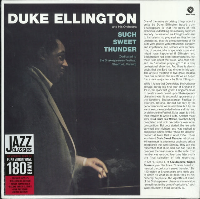 ELLINGTON, DUKE | SUCH SWEET THUNDER | VINYL RECORD (LP)
