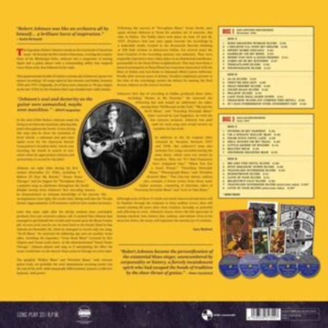 JOHNSON, ROBERT | GENIUS OF THE BLUES: THE COMPLETE MASTER TAKES (180G) | VINYL RECORD (LP)