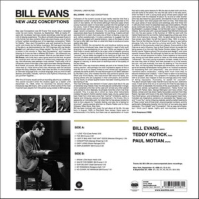 EVANS, BILL | NEW JAZZ CONCEPTIONS | VINYL RECORD (LP)