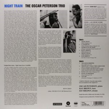 PETERSON, OSCAR | NIGHT TRAIN | VINYL RECORD (LP)