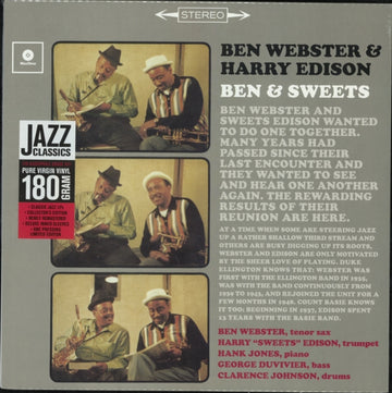 WEBSTER, BEN / EDISON, HARRY SWEETS | BEN & SWEET | VINYL RECORD (LP)