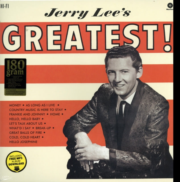 LEWIS, JERRY LEE | JERRY LEE'S GREATEST | VINYL RECORD (LP)