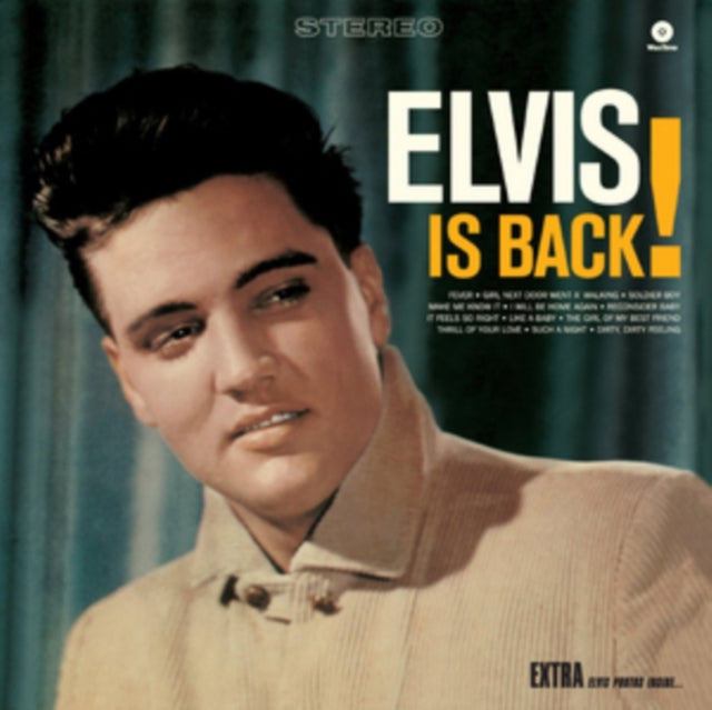 PRESLEY, ELVIS | ELVIS IS BACK PLUS 4 BONUS TRACKS | VINYL RECORD (LP)