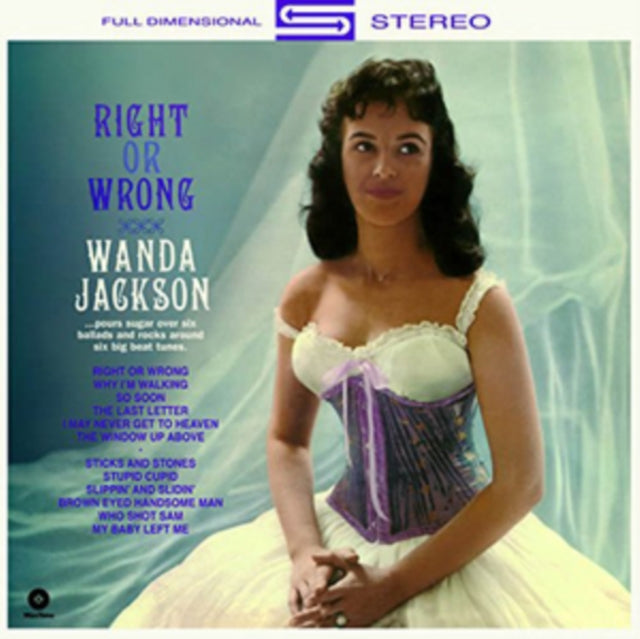 JACKSON, WANDA | RIGHT OR WRONG | VINYL RECORD (LP)