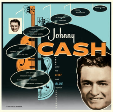 CASH, JOHNNY | WITH HIS HOT & BLUE GUITAR (2 BONUS TRACKS) | VINYL RECORD (LP)