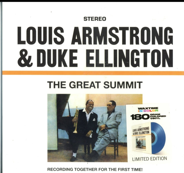 ARMSTRONG, LOUIS & DUKE ELLINGTON | GREAT SUMMIT (1 BONUS TRACK) (LIMITED 180G TRANSPARENT BLUE VINYL/DMM MASTER) | VINYL RECORD (LP)