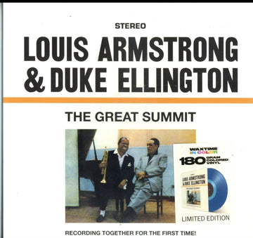 ARMSTRONG, LOUIS & DUKE ELLINGTON | GREAT SUMMIT (1 BONUS TRACK) (LIMITED 180G TRANSPARENT BLUE VINYL/DMM MASTER) | VINYL RECORD (LP)