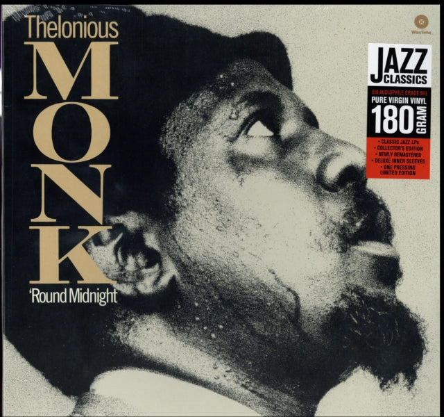 MONK, THELONIOUS | ROUND MIDNIGHT (1 BONUS TRACK) (180G/DMM MASTER) | VINYL RECORD (LP)