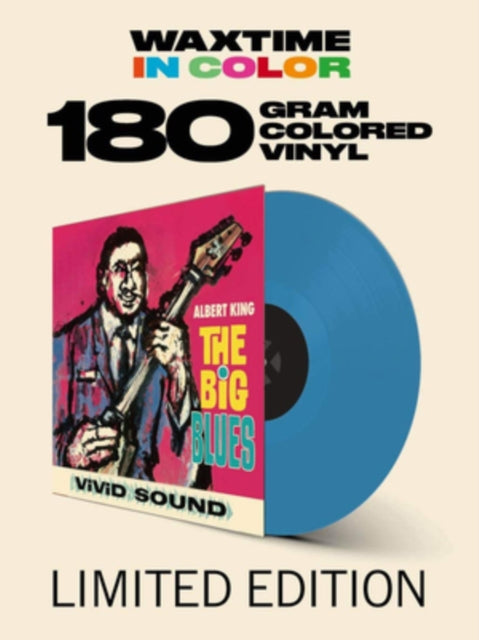 KING, ALBERT | BIG BLUES (2 BONUS TRACKS) (LIMITED 180G SOLID BLUE VINYL/DMM MASTER) | VINYL RECORD (LP)