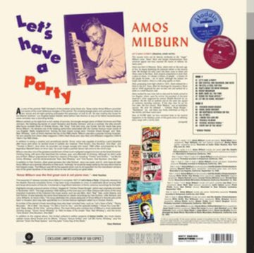MILBURN, AMOS | LET'S HAVE A PARTY (4 BONUS TRACKS/180G/DMM/COLLECTOR'S EDITION) | VINYL RECORD (LP)