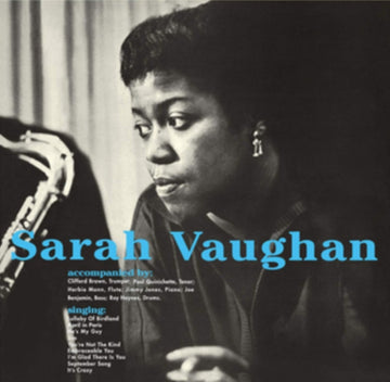 VAUGHAN, SARAH | SARAH VAUGHAN WITH CLIFFORD BROWN (1 BONUS TRACK/180G/LIMITED EDITION/TRANSPARENT BLUE VIRGIN VINYL) | VINYL RECORD (LP)