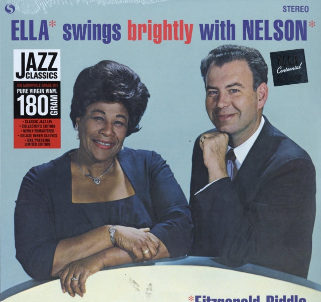 FITZGERALD, ELLA | ELLA SWINGS BRIGHTLY WITH NELSON (1 BONUS TRACK) (180G/DMM/LIMITED) | VINYL RECORD (LP)