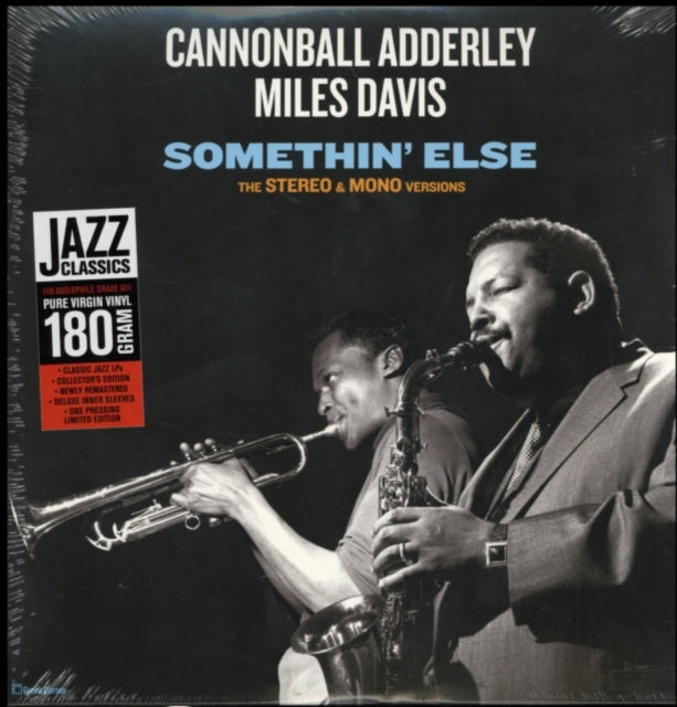 ADDERLEY, CANNONBALL & MILES DAVIS | SOMETHIN ELSE: STEREO & MONO VERSIONS (2LP GATEFOLD SET/180G/DMM) | VINYL RECORD (LP)