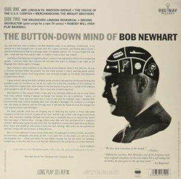 BUTTON-DOWN MIND OF BOB NEWHART | VINYL RECORD (LP)