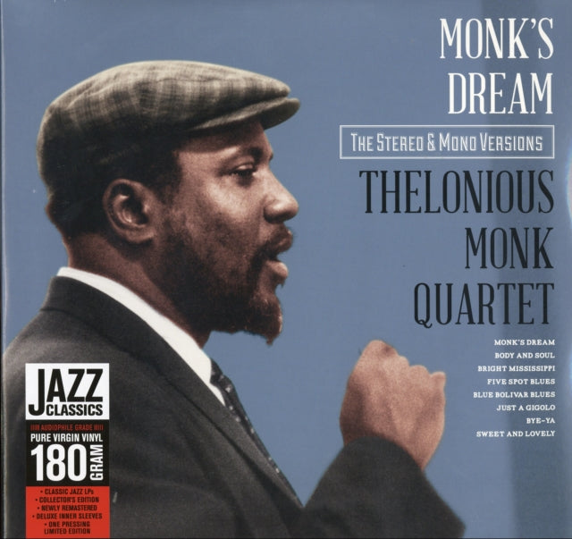 MONK, THELONIOUS QUARTET | MONK'S DREAM: THE ORIGINAL STEREO & MONO VERSIONS (180G/VIRGIN VINYL/DMM) | VINYL RECORD (LP)