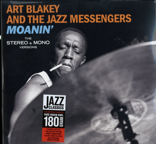 BLAKEY, ART & THE JAZZ MESSENGERS | MOANIN: THE ORIGINAL STEREO & MONO VERSIONS  (180G/VIRGIN VINYL/DMM) | VINYL RECORD (LP)