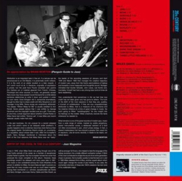 DAVIS, MILES | BIRTH OF THE COOL (180G) | VINYL RECORD (LP)
