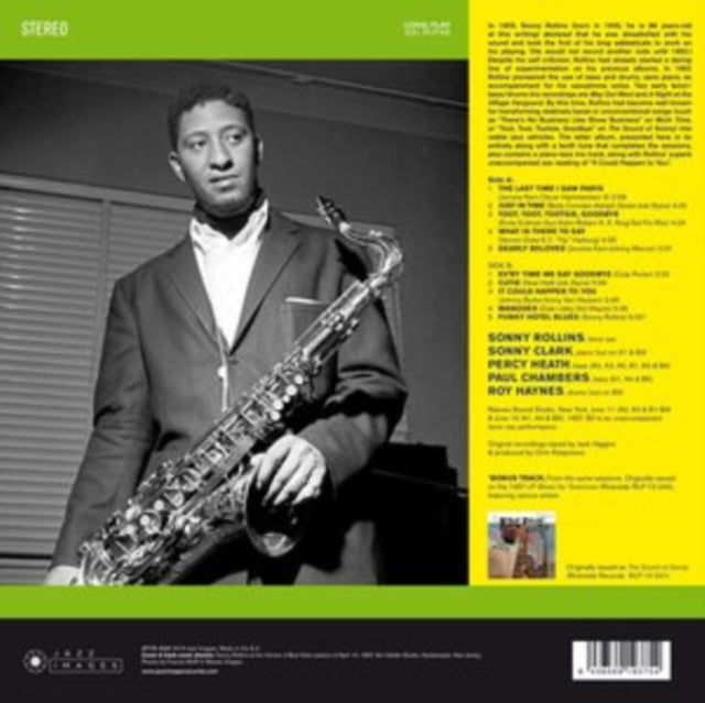 ROLLINS, SONNY | SOUND OF SONNY (IMAGES BY FRANCIS WOLFF) (180G) | VINYL RECORD (LP)