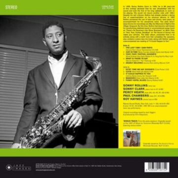 ROLLINS, SONNY | SOUND OF SONNY (IMAGES BY FRANCIS WOLFF) (180G) | VINYL RECORD (LP)