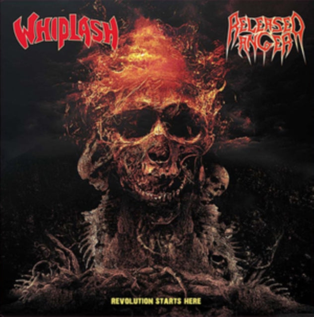 WHIPLASH/RELEASED ANGER | SPLIT | 7IN VINYL