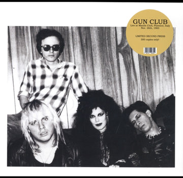 GUN CLUB | LIVE AT MANILA CLUB | VINYL RECORD (LP)