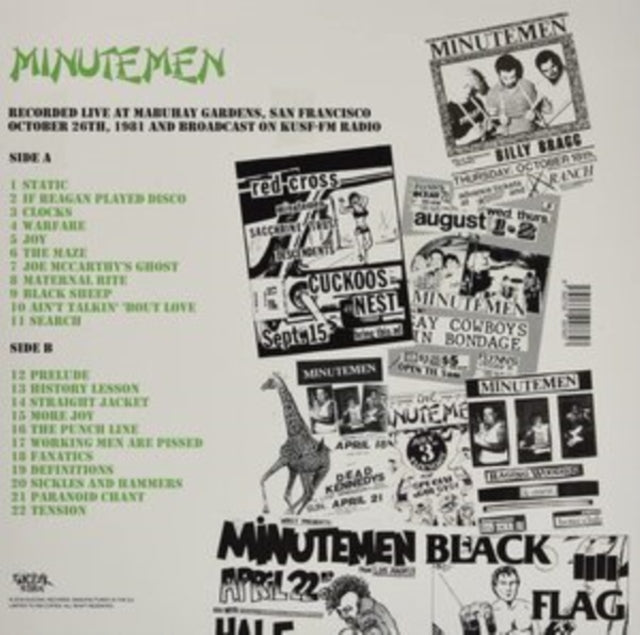 MINUTEMEN | SICKLES & HAMMERS: LOST 1981 MABUHAY BROADCAST | VINYL RECORD (LP)