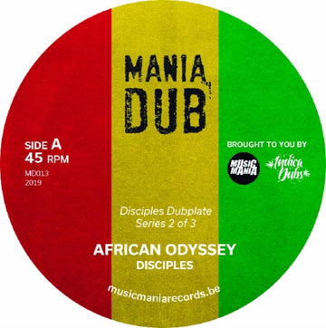 DISCIPLES | AFRICAN ODYSSEY/AFRICAN DUB | 7IN VINYL