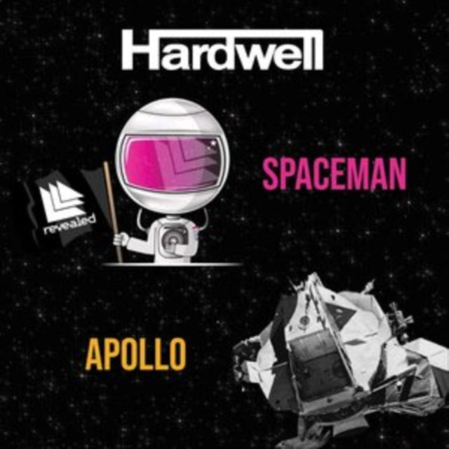 HARDWELL | APOLLO / SPACEMAN (MEGENTA VINYL) | 7IN VINYL