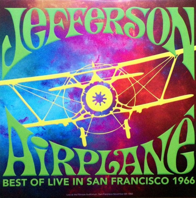 JEFFERSON, AIRPLANE | BEST OF LIVE IN SAN FRANCISCO 1966 | VINYL RECORD (LP)
