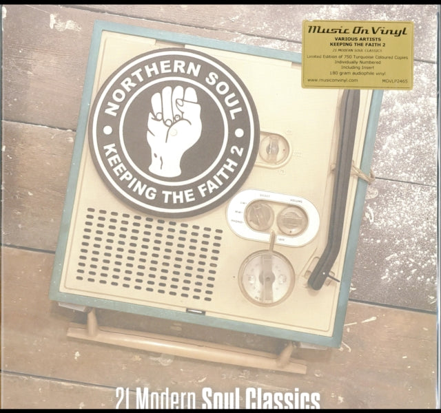 VARIOUS ARTISTS | KEEPING THE FAITH 2 (2LP/180G/SOLID TURQUOISE VINYL) | VINYL RECORD (LP)