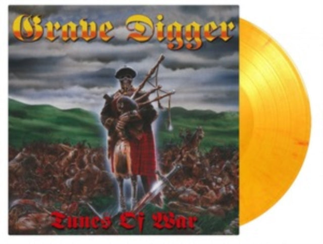 GRAVE DIGGER | TUNES OF WAR (FLAMING COLORED VINYL/2LP) | VINYL RECORD (LP)