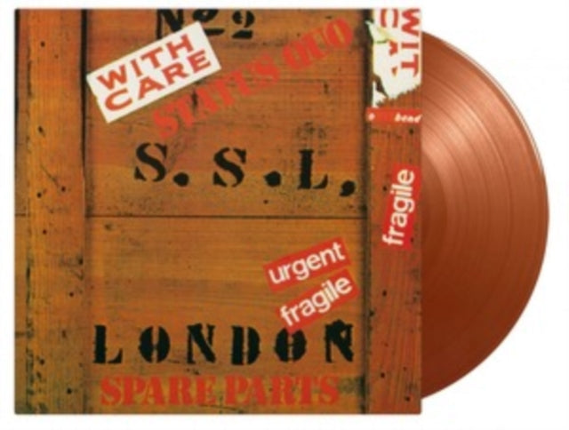 STATUS QUO | SPARE PARTS (2LP/LIMITED GOLD & ORANGE MIXED COLOR VINYL/180G/MONO & STEREO/6MM SLEEVE/NUMBERED) | VINYL RECORD (LP)