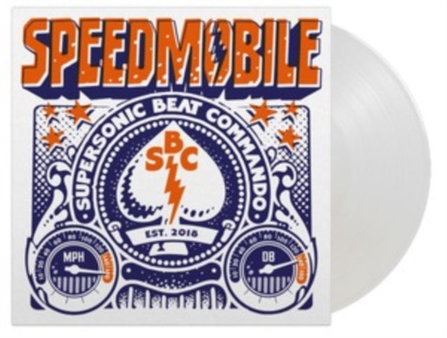SPEEDMOBILE | SUPERSONIC BEAT COMMANDO (LIMITED/CRYSTAL CLEAR/180G) | VINYL RECORD (LP)