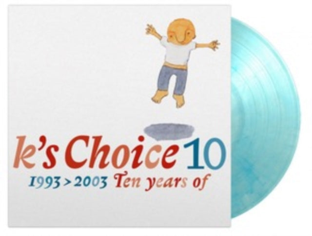 K'S CHOICE | 10 (1993-2003 TEN YEARS OF) (2LP/LIMITED/CRYSTAL CLEAR & BLUE MARBLED VINYL/180G/GATEFOLD/NUMBERED) | VINYL RECORD (LP)