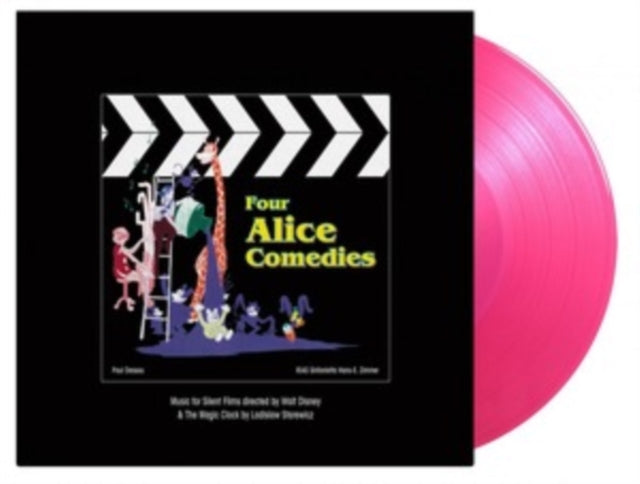 DESSAU, PAUL; HANS E. ZIMMER; RIAS SINFONIETTA | FOUR ALICE COMEDIES MUSIC WRITTEN FOR WALT DISNEY CARTOONS (LIMITED/TRANSPARENT PINK VINYL/180G) | VINYL RECORD (LP)