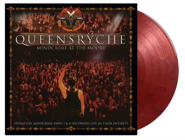 QUEENSRYCHE | MINDCRIME AT THE MOORE (4LP/LIMITED/TRANSLUCENT RED, SOLID WHITE & BLACK MARBLED VINYL/180G) | VINYL RECORD (LP)