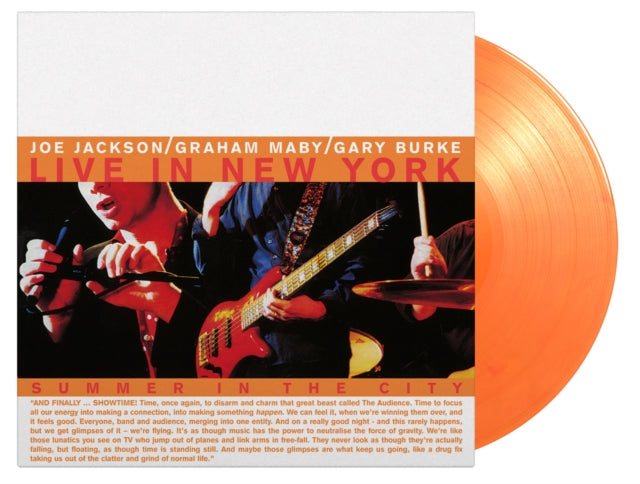 JACKSON, JOE | SUMMER IN THE CITY: LIVE IN NEW YORK (2LP/LIMITED/ORANGE VINYL/180G/GATEFOLD/NUMBERED) | VINYL RECORD (LP)