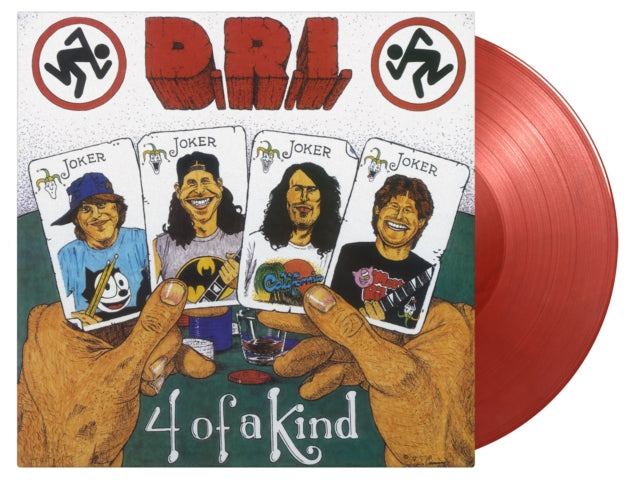 D.R.I. | 4 OF A KIND (LIMITED/RED & BLACK MARBLED VINYL/180G/INSERT/NUMBERED) | VINYL RECORD (LP)