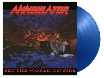 ANNIHILATOR | SET THE WORLD ON FIRE (180G/TRANSLUCENT BLUE VINYL) | VINYL RECORD (LP)