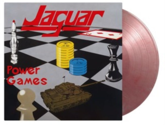 JAGUAR | POWER GAMES (LIMITED/RED & SILVER MIXED VINYL/180G/NUMBERED/IMPORT) | VINYL RECORD (LP)