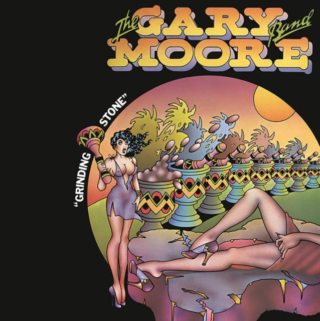 MOORE, GARY BAND | GRINDING STONE 50TH ANNIV (FLAMING COLORED VINYL/180G) | VINYL RECORD (LP)