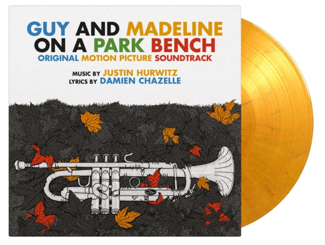 HURWITZ, JUSTIN | GUY & MADELINE ON A PARK BENCH OST (ORANGE & BLACK MARBLED VINYL/180G) | VINYL RECORD (LP)
