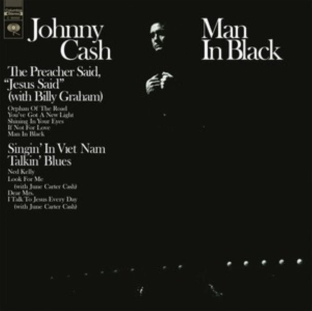 CASH, JOHNNY | MAN IN BLACK (WHITE VINYL) | VINYL RECORD (LP)