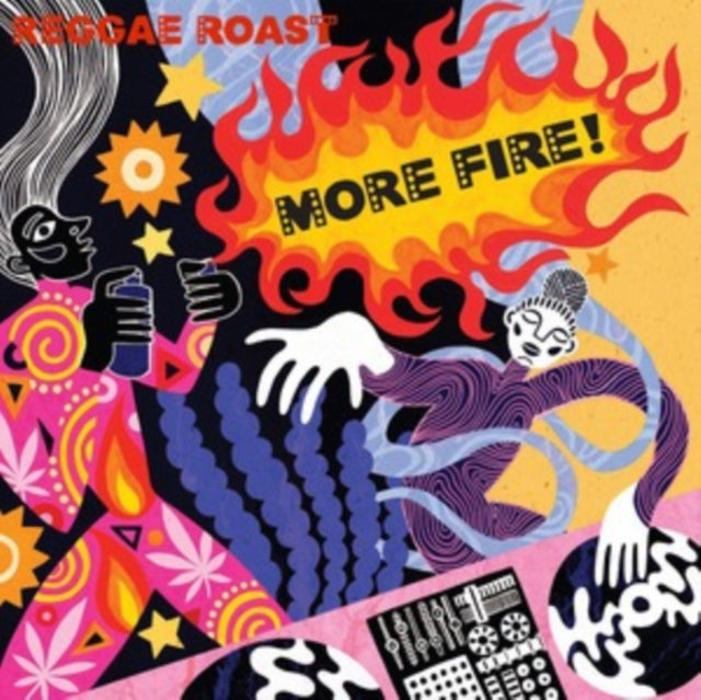 REGGAE ROAST | MORE FIRE! (2LP/LIMITED/FLAMING VINYL/180G/2 PRINTED INNERSLEEVES/GATEFOLD/NUMBERED/IMPORT) | VINYL RECORD (LP)